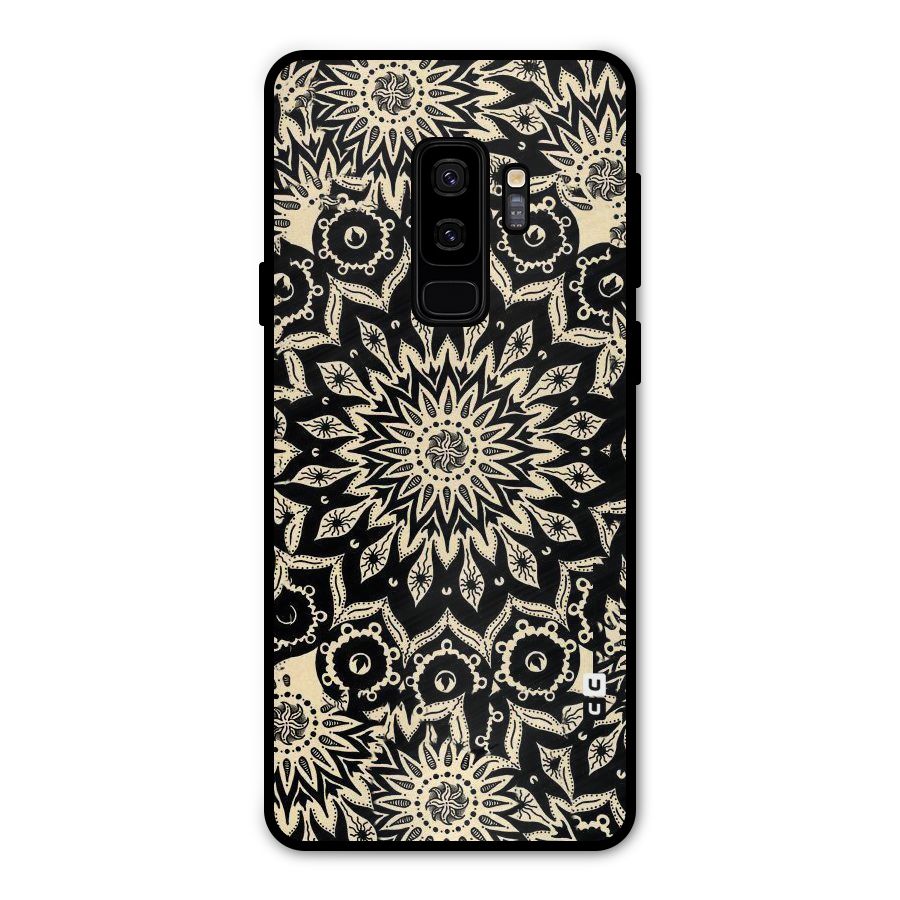 Golden Mandala Metal Back Case for Galaxy S9 Plus