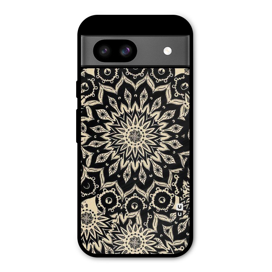 Golden Mandala Metal Back Case for Google Pixel 8a
