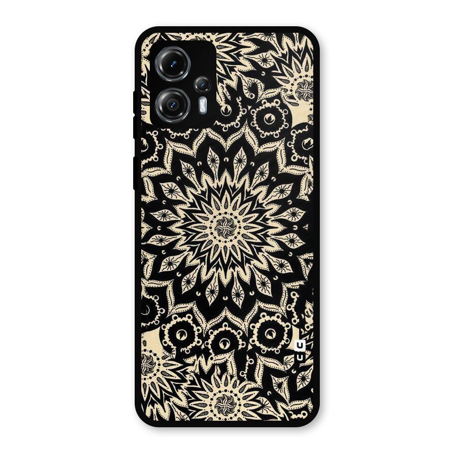 Golden Mandala Metal Back Case for Moto G13