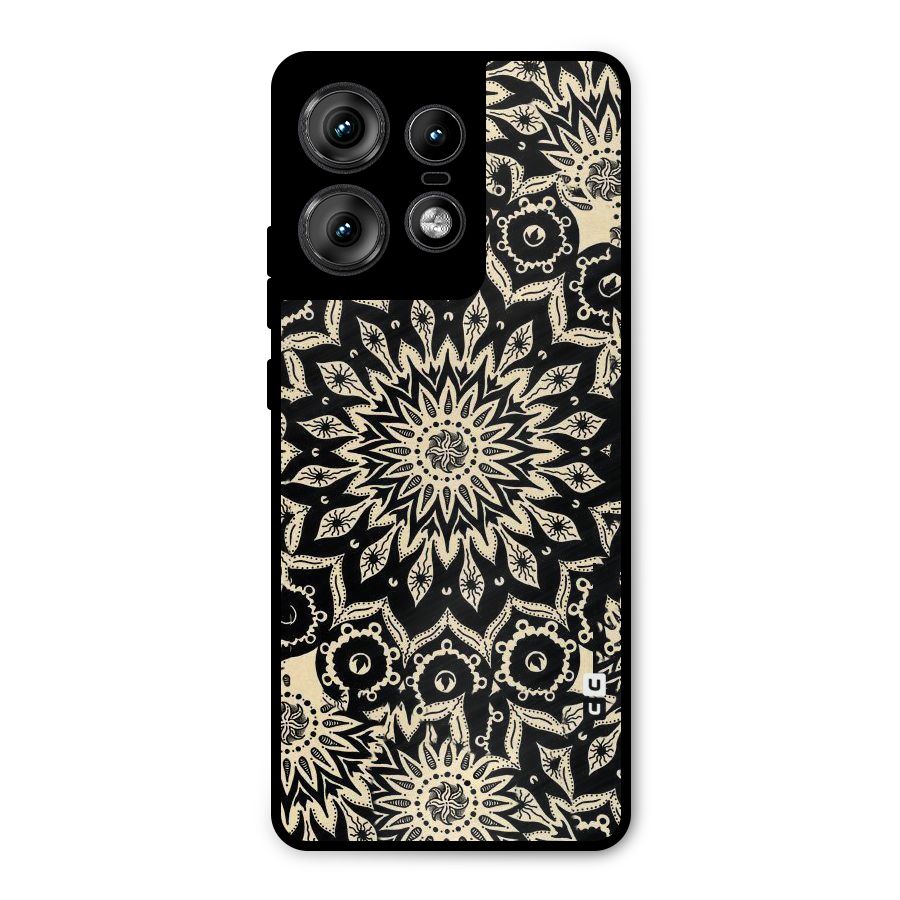 Golden Mandala Metal Back Case for Motorola Edge 50 Pro