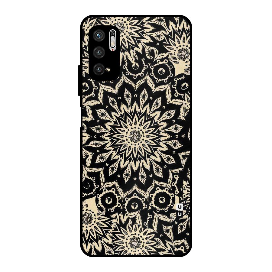 Golden Mandala Metal Back Case for Poco M3 Pro 5G