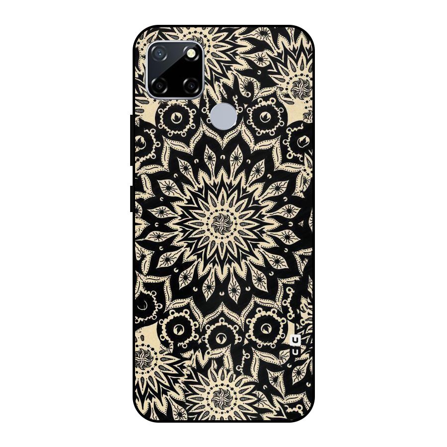 Golden Mandala Metal Back Case for Realme Narzo 20