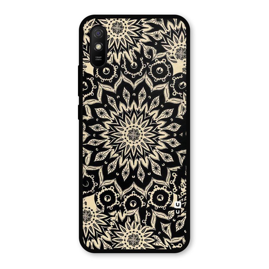 Golden Mandala Metal Back Case for Redmi 9i
