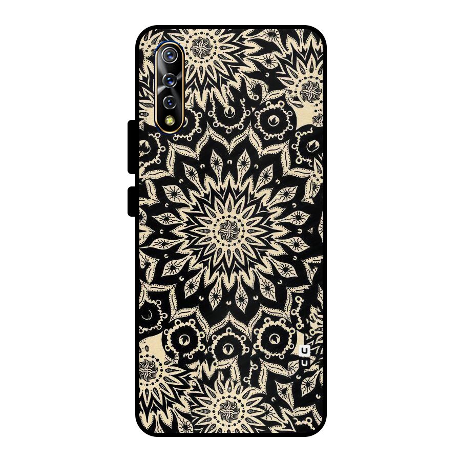 Golden Mandala Metal Back Case for Vivo S1