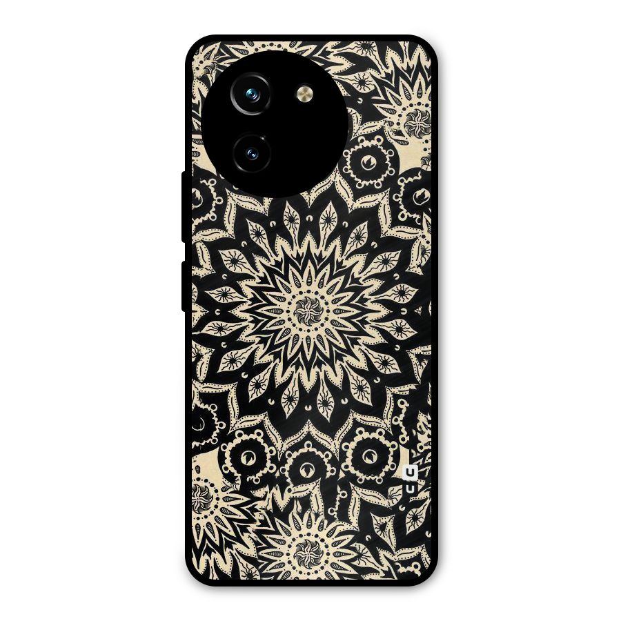 Golden Mandala Metal Back Case for Vivo T3x