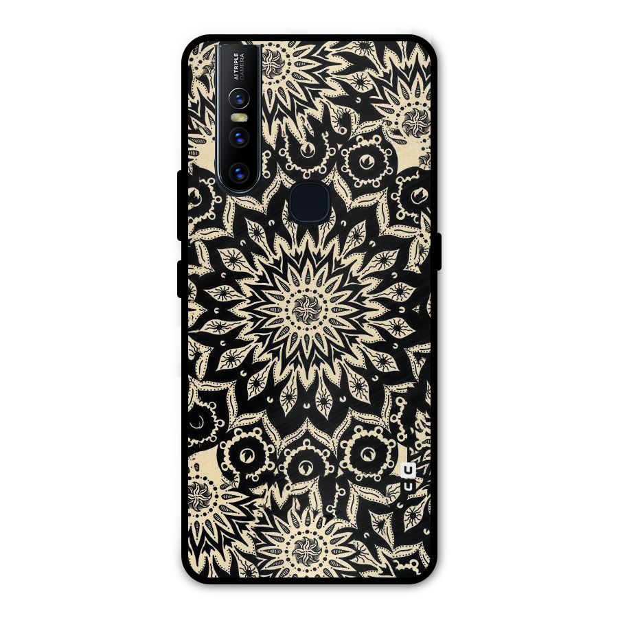 Golden Mandala Metal Back Case for Vivo V15