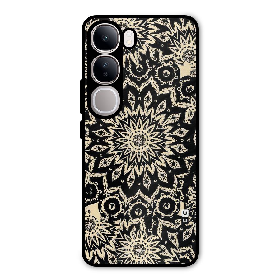 Golden Mandala Metal Back Case for Vivo Y300