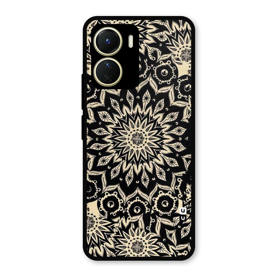 Golden Mandala Metal Back Case for Vivo Y56