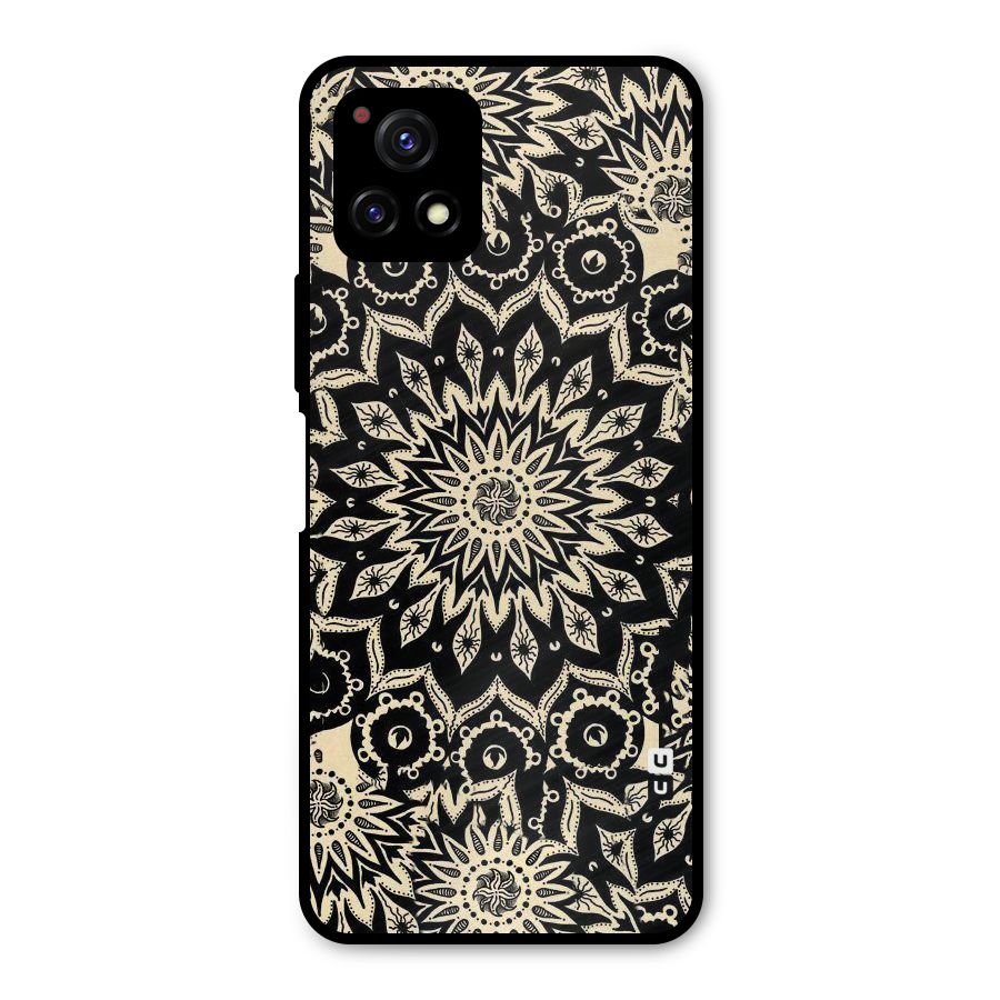 Golden Mandala Metal Back Case for Vivo Y72 5G
