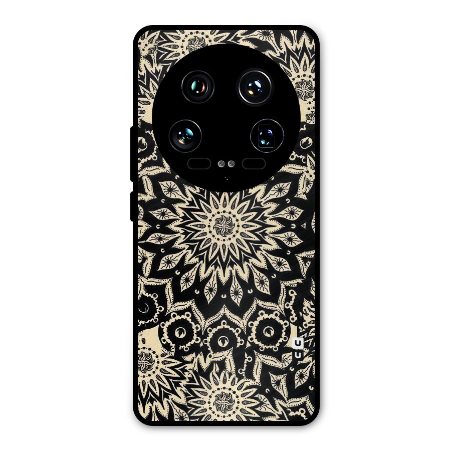 Golden Mandala Metal Back Case for Xiaomi 14 Ultra