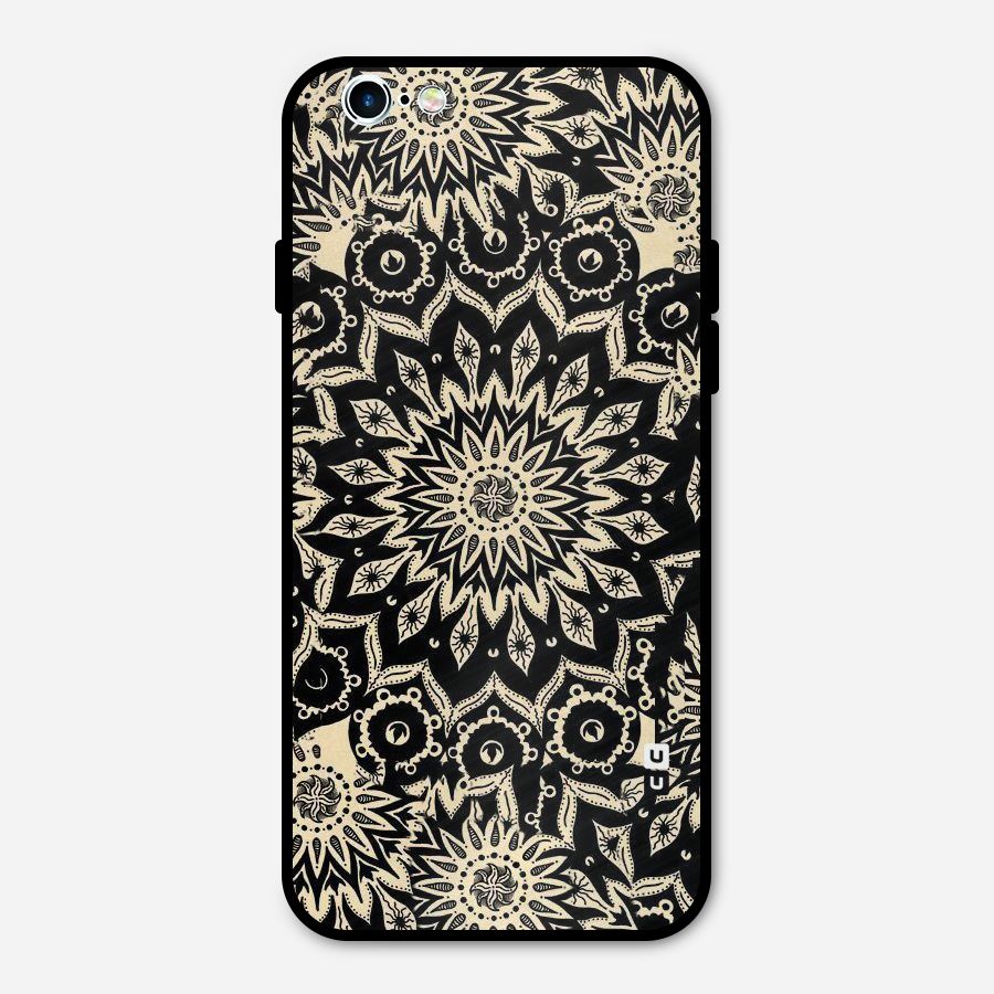 Golden Mandala Metal Back Case for iPhone 6 6s