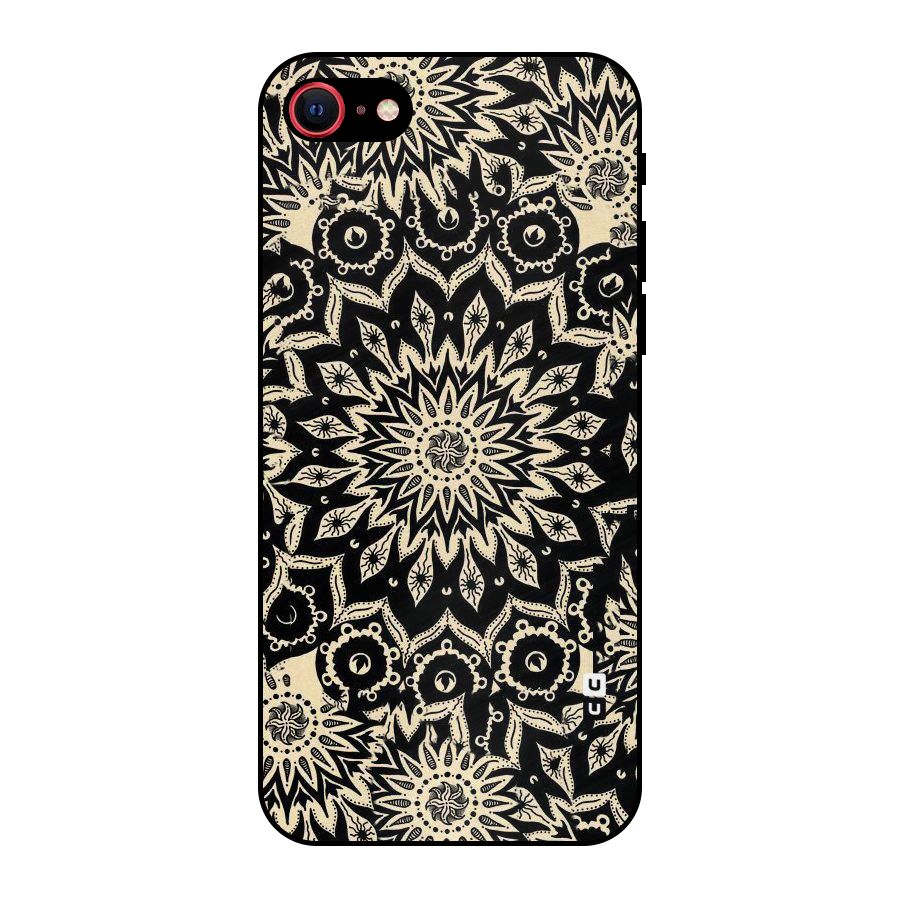 Golden Mandala Metal Back Case for iPhone 7