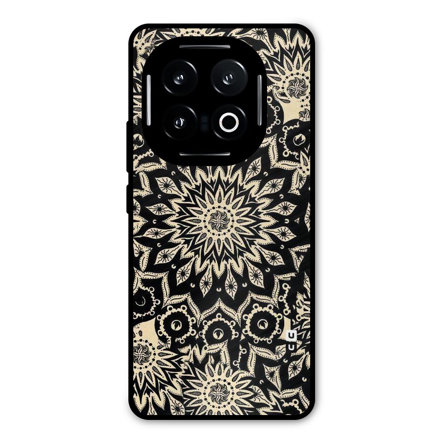 Golden Mandala Metal Back Case for iQOO 13