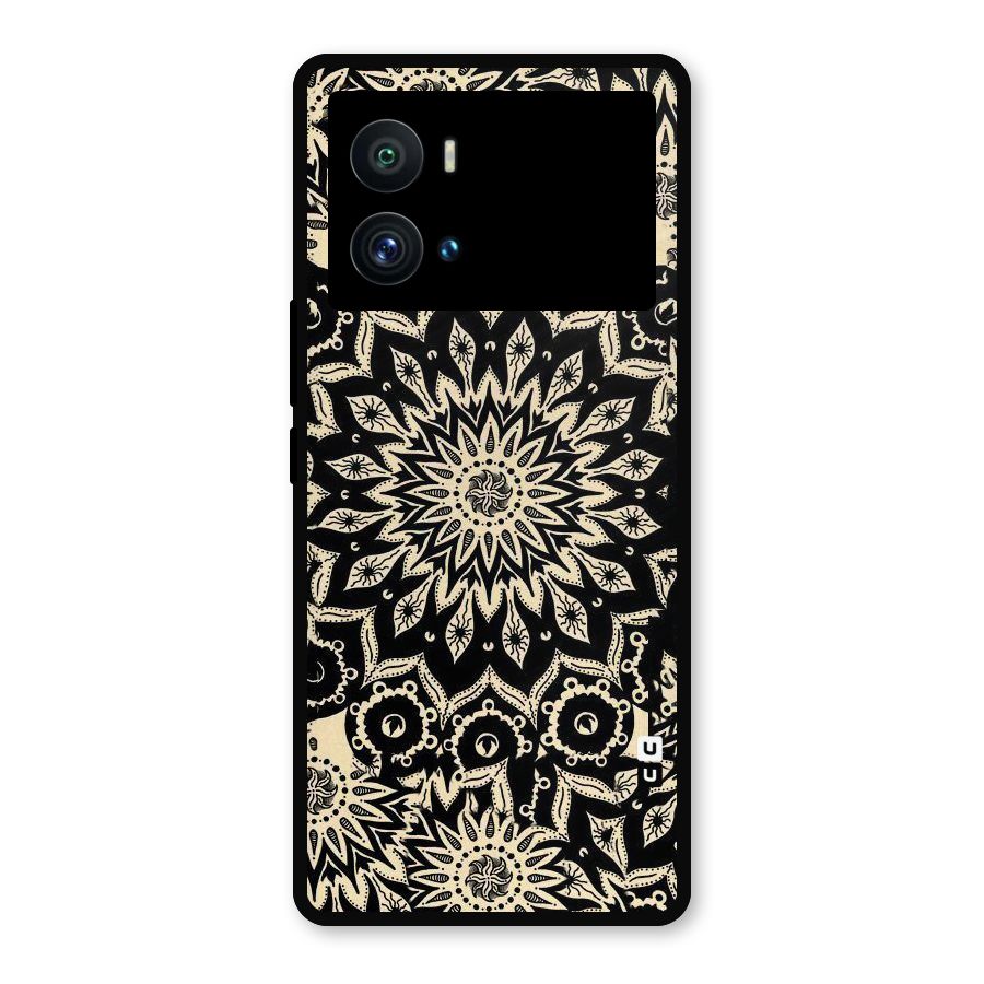 Golden Mandala Metal Back Case for iQOO 9 Pro