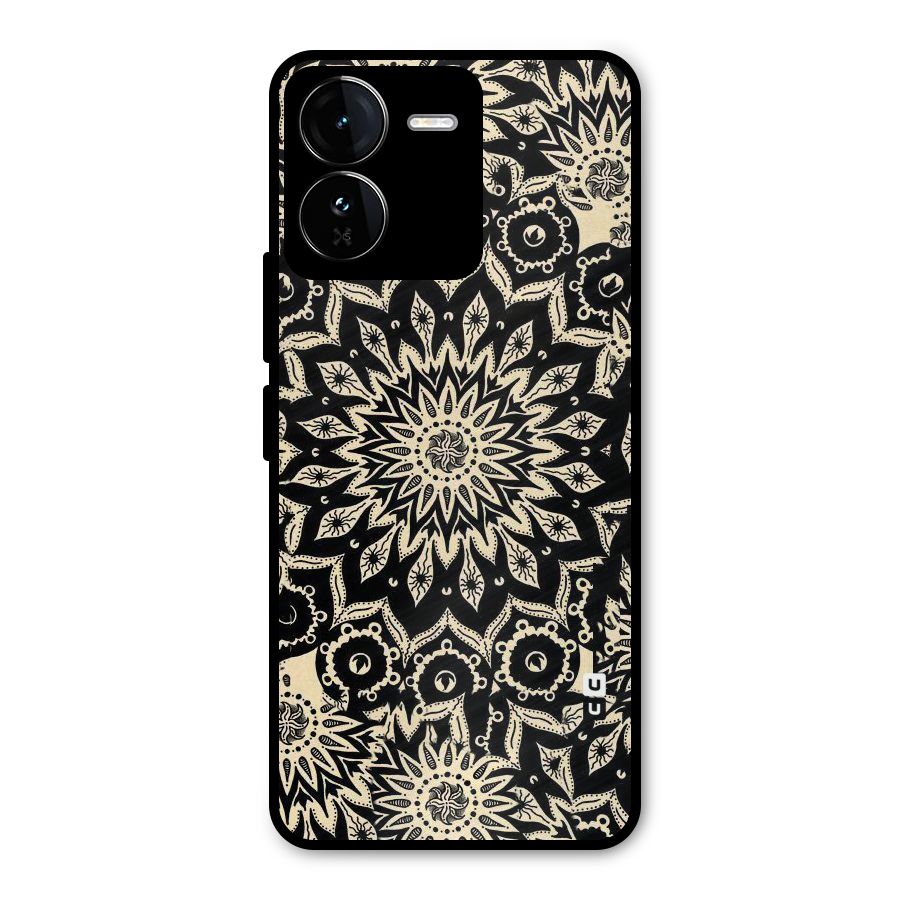 Golden Mandala Metal Back Case for iQOO Z9