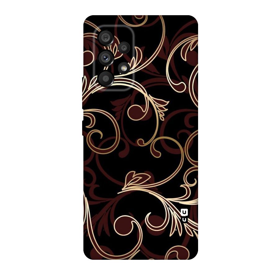 Golden Maroon Beauty Original Polycarbonate Back Case for Galaxy A53 5G