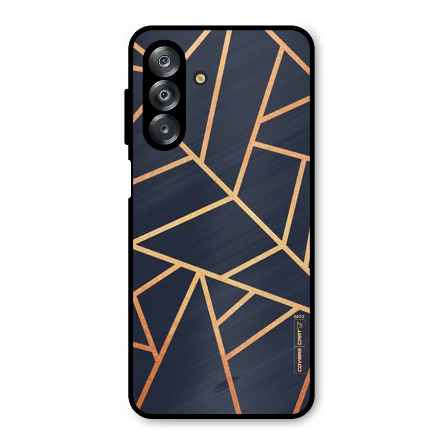 Golden Pattern Metal Back Case for Galaxy A26