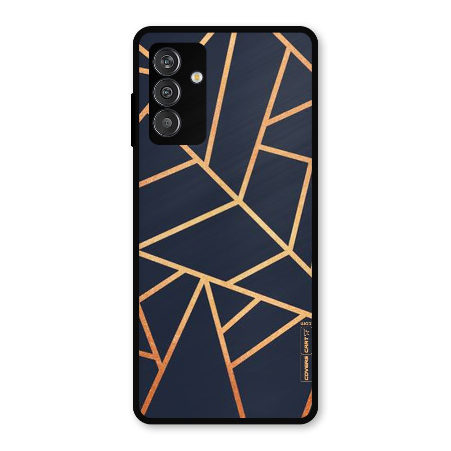 Golden Pattern Metal Back Case for Galaxy F13