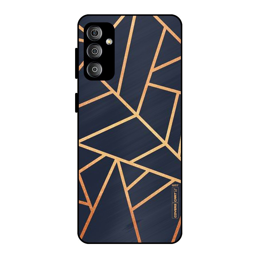 Golden Pattern Metal Back Case for Galaxy F23