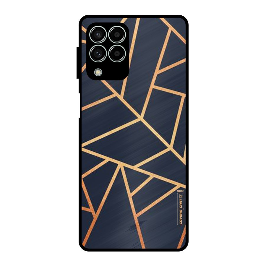 Golden Pattern Metal Back Case for Galaxy M33