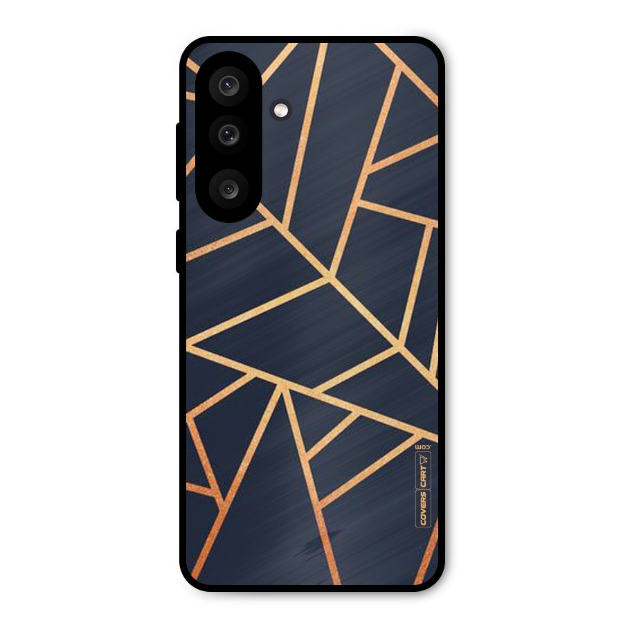 Golden Pattern Metal Back Case for Galaxy M56