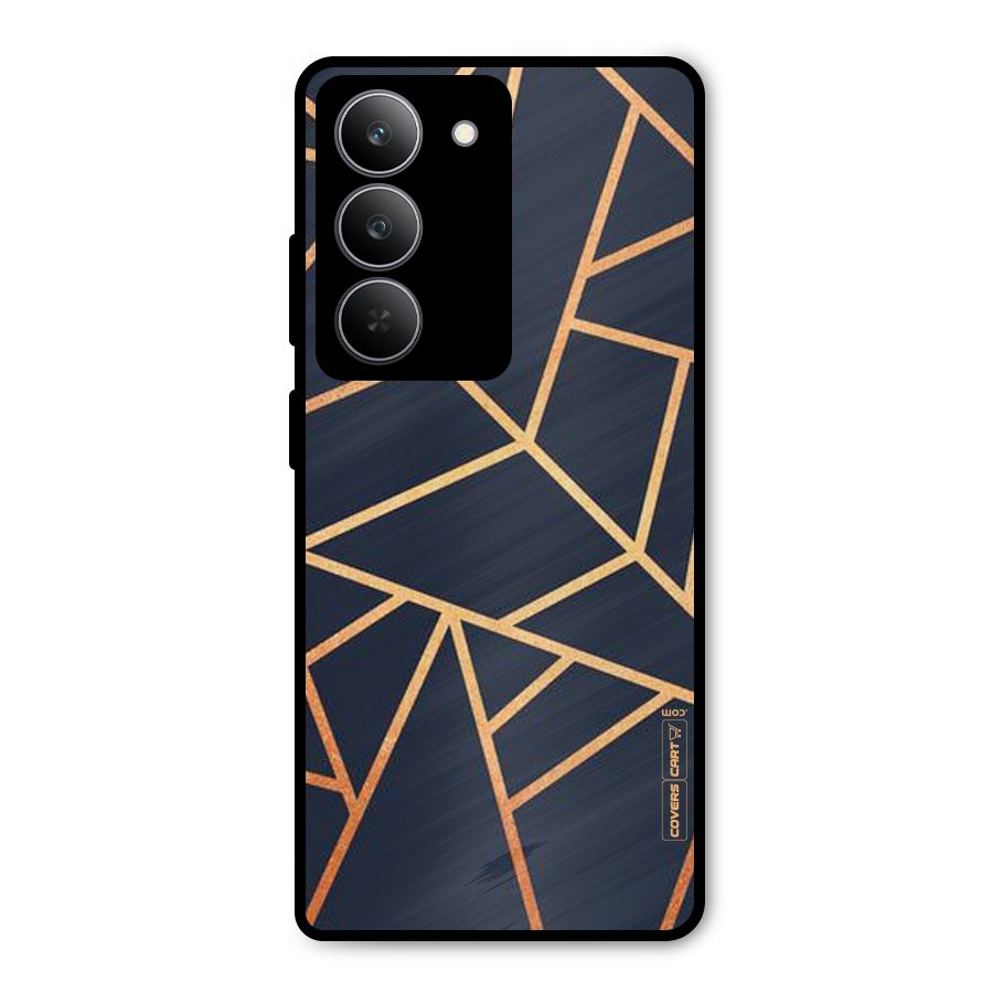 Golden Pattern Metal Back Case for Realme P3x