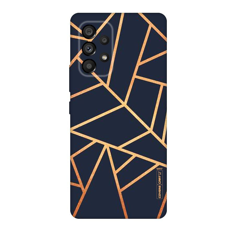 Golden Pattern Original Polycarbonate Back Case for Galaxy A53 5G