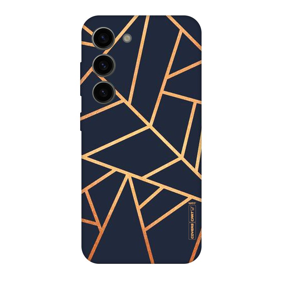 Golden Pattern Original Polycarbonate Back Case for Galaxy S23
