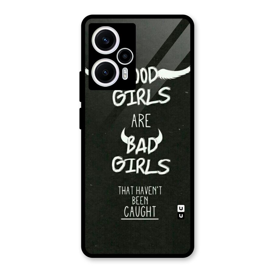 Good Bad Girls Glass Back Case for Poco F5