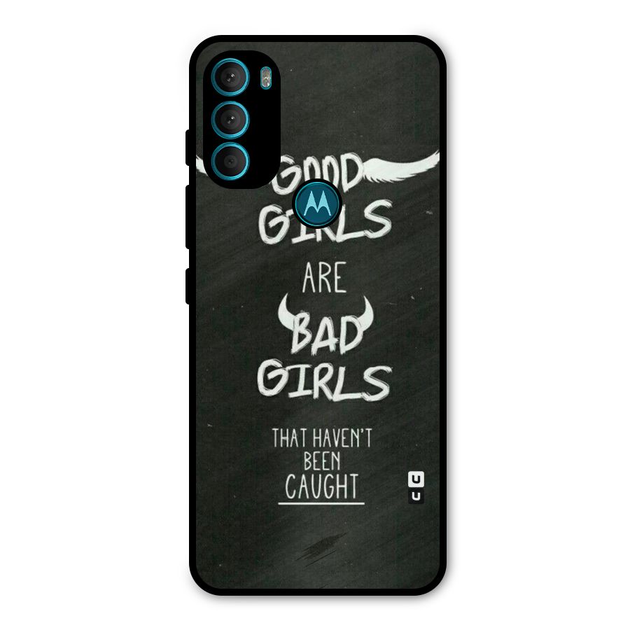 Good Bad Girls Metal Back Case for Moto G71 5G