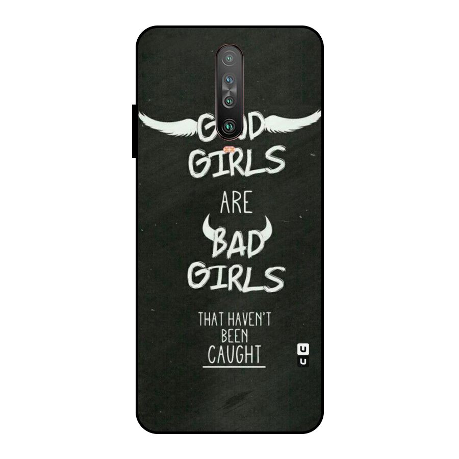 Good Bad Girls Metal Back Case for Poco X2