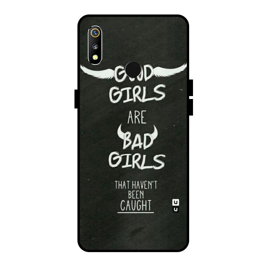 Good Bad Girls Metal Back Case for Realme 3i