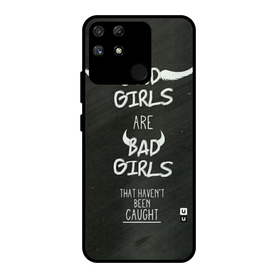 Good Bad Girls Metal Back Case for Realme Narzo 50A