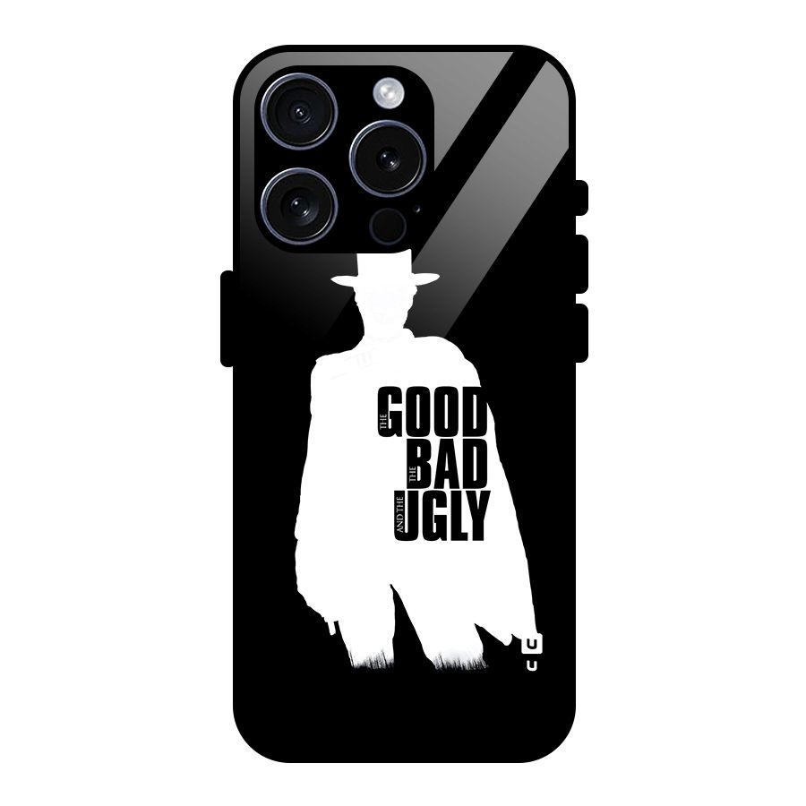 Good Bad Ugly Glass Back Case for iPhone 15 Pro
