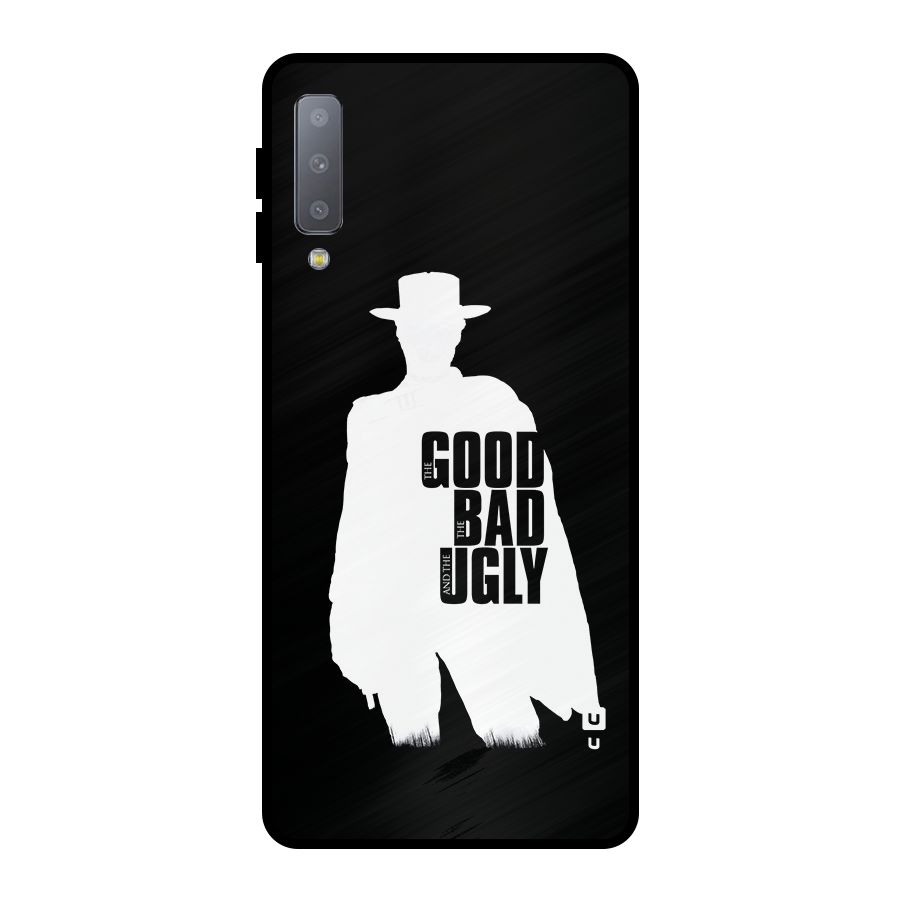 Good Bad Ugly Metal Back Case for Galaxy A7 (2018)