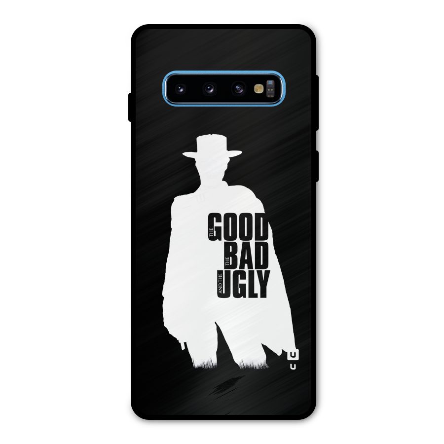 Good Bad Ugly Metal Back Case for Galaxy S10