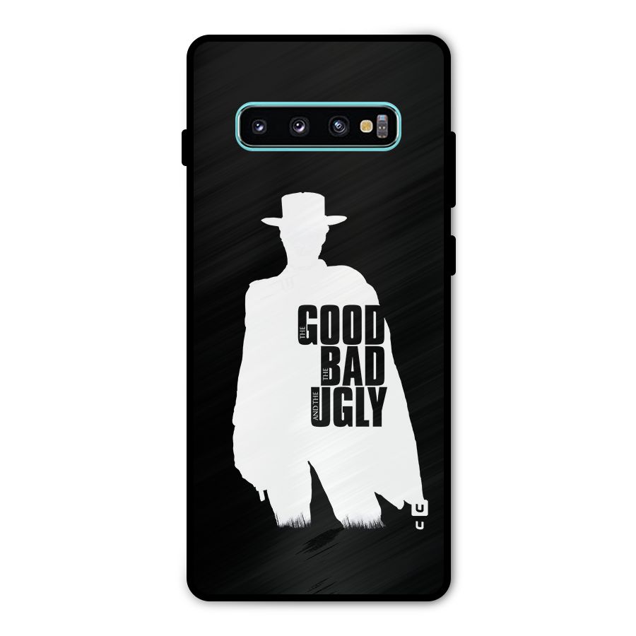 Good Bad Ugly Metal Back Case for Galaxy S10 Plus