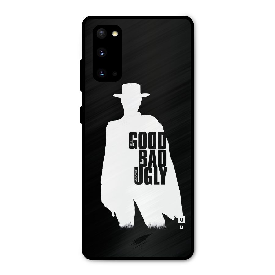 Good Bad Ugly Metal Back Case for Galaxy S20