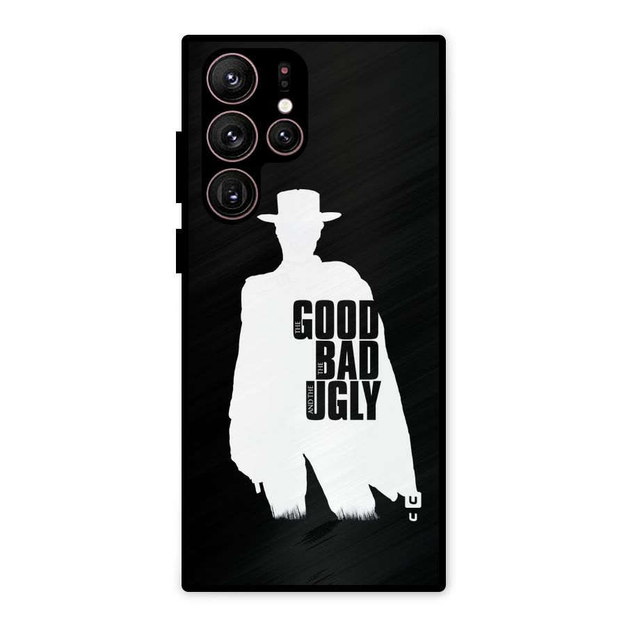 Good Bad Ugly Metal Back Case for Galaxy S22 Ultra 5G