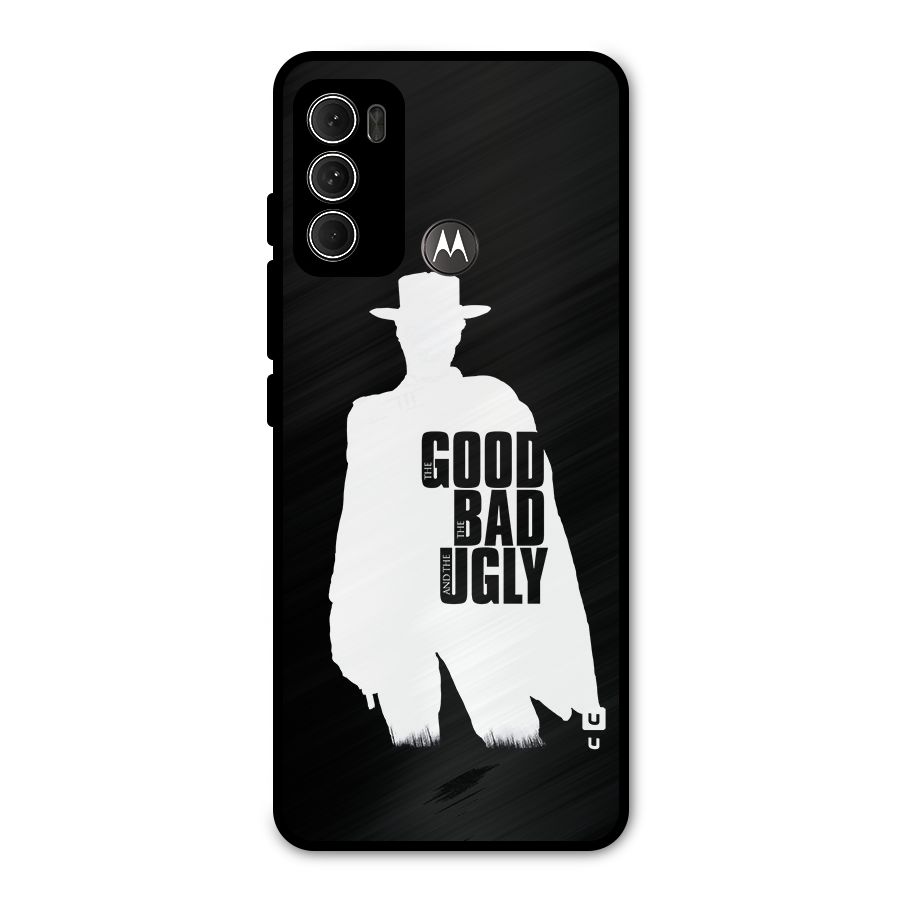 Good Bad Ugly Metal Back Case for Moto G60