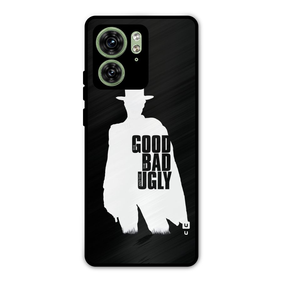 Good Bad Ugly Metal Back Case for Motorola Edge 40 5G