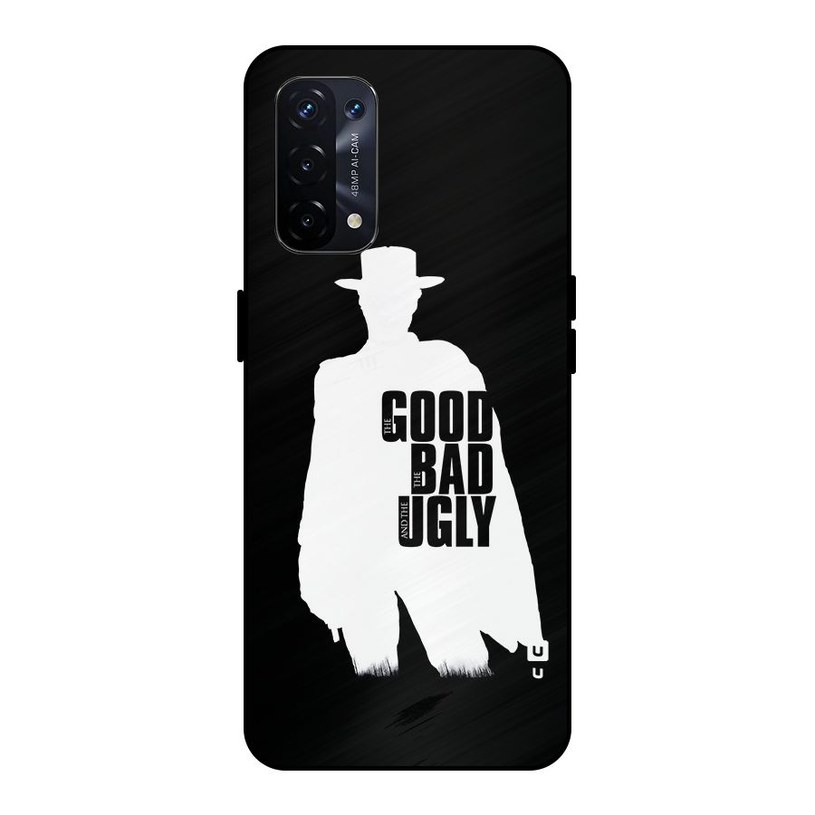 Good Bad Ugly Metal Back Case for Oppo A74 5G