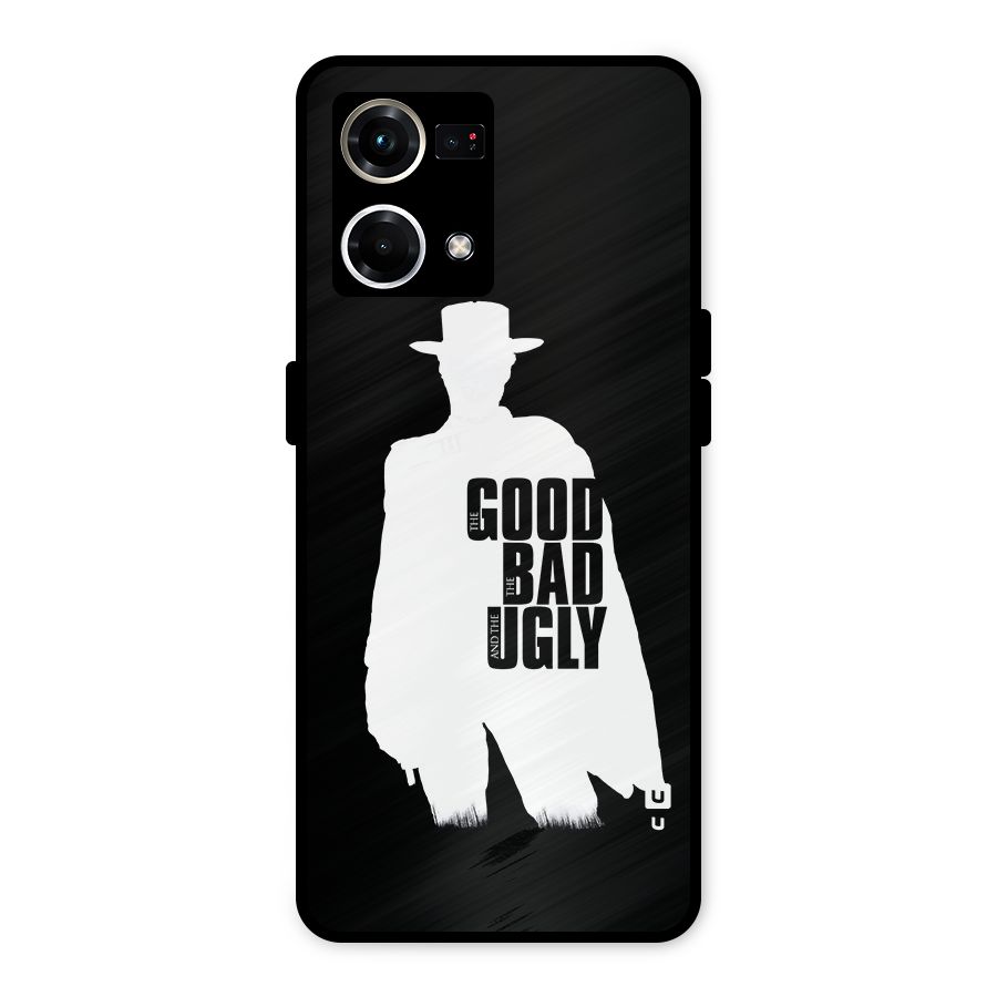 Good Bad Ugly Metal Back Case for Oppo F21s Pro 4G