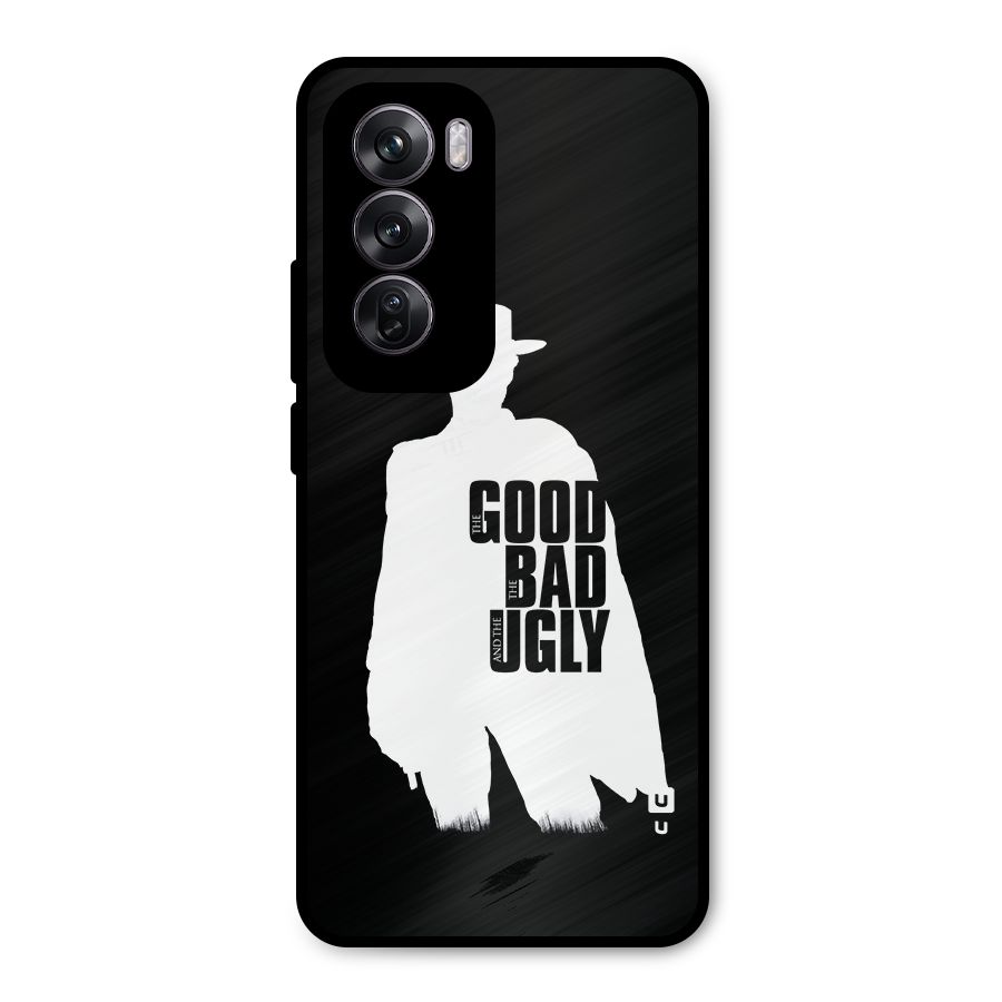 Good Bad Ugly Metal Back Case for Oppo Reno12 Pro