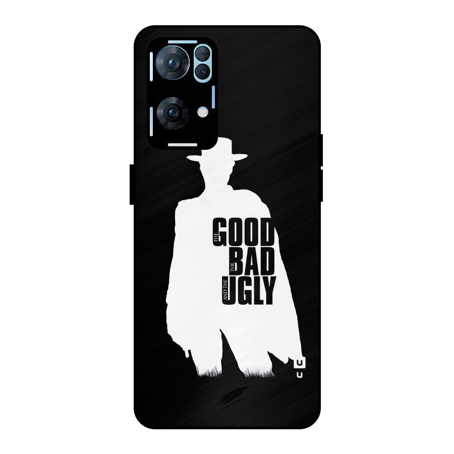 Good Bad Ugly Metal Back Case for Oppo Reno7 Pro 5G