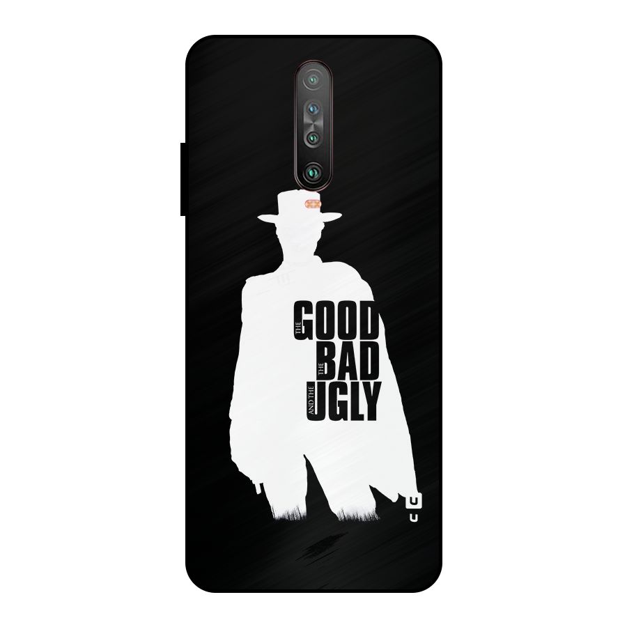 Good Bad Ugly Metal Back Case for Poco X2