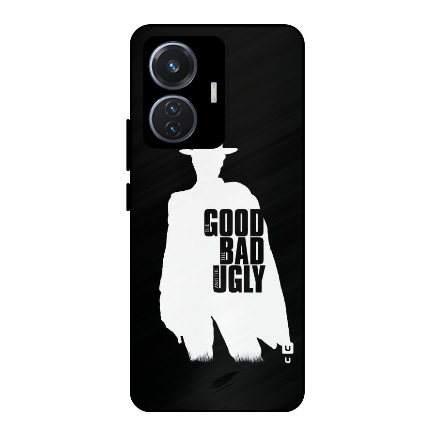 Good Bad Ugly Metal Back Case for Vivo T1 44W