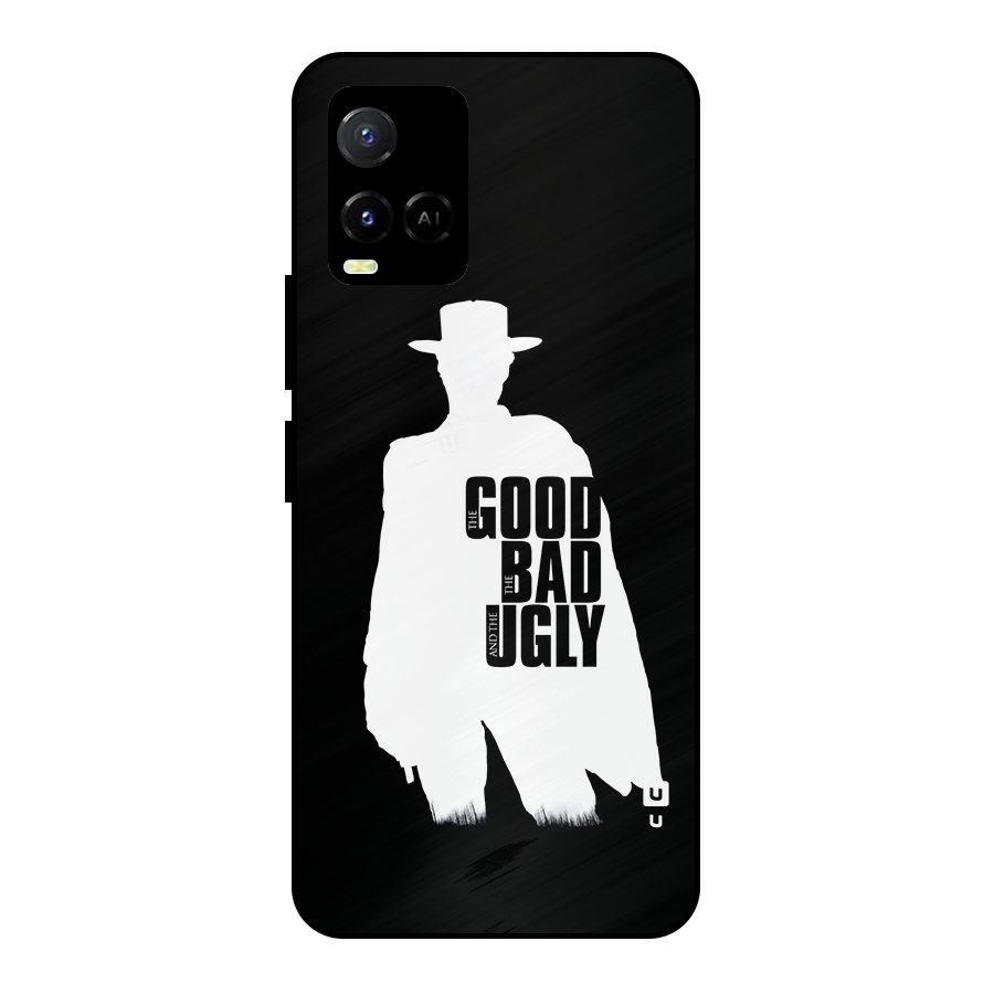 Good Bad Ugly Metal Back Case for Vivo Y21A