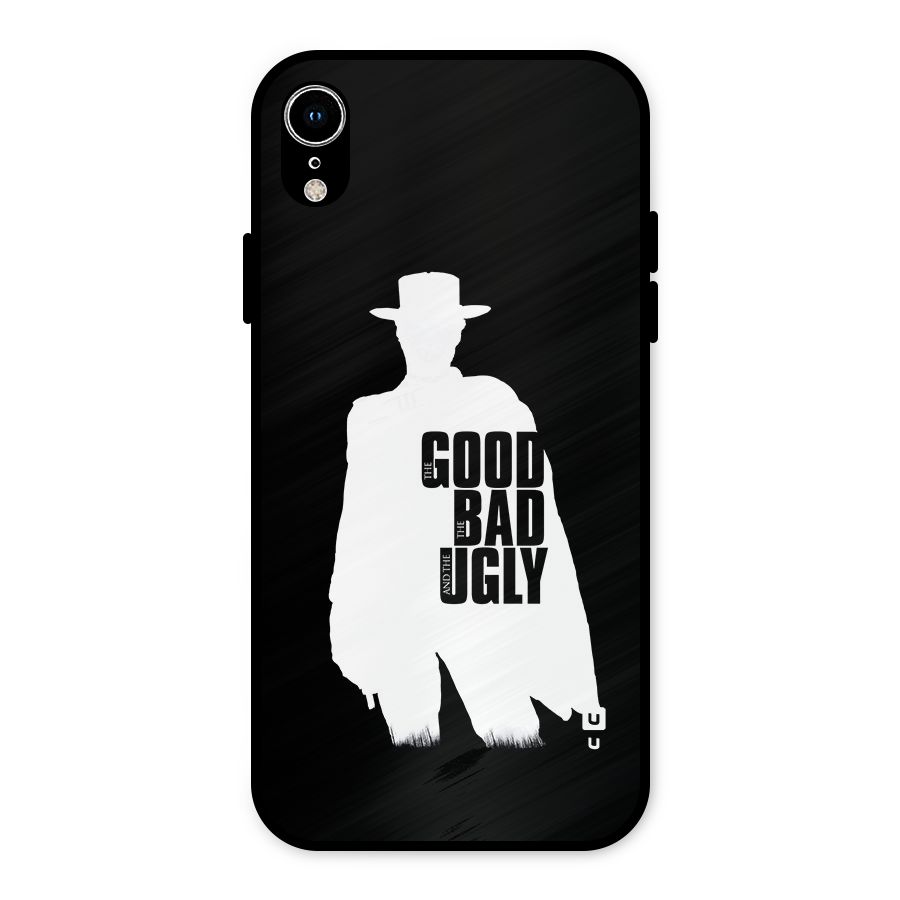 Good Bad Ugly Metal Back Case for iPhone XR