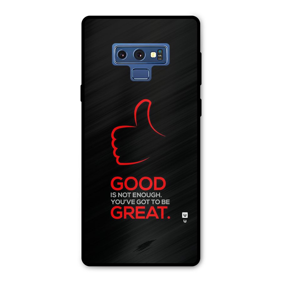 Good Great Metal Back Case for Galaxy Note 9